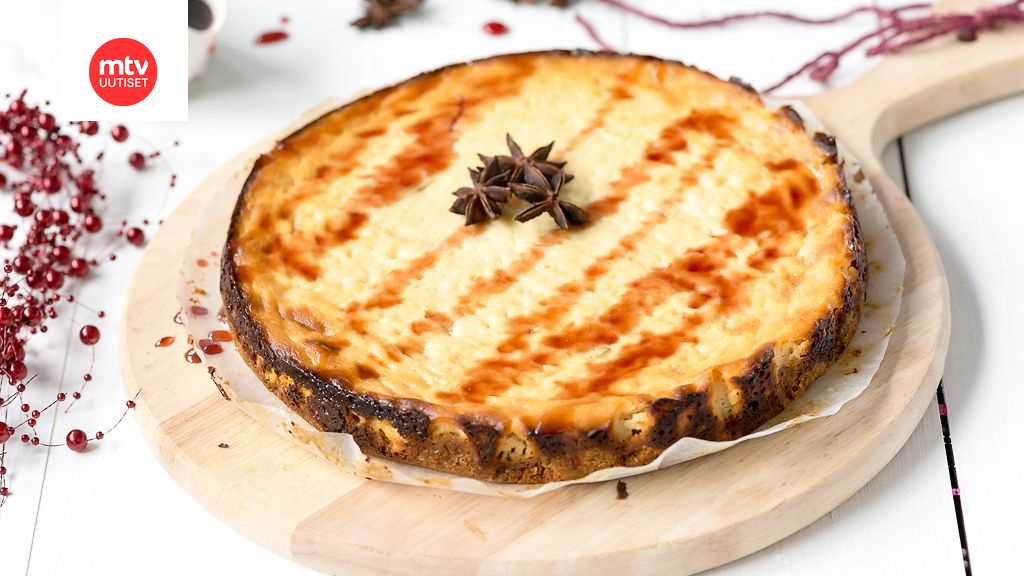 Joulun ehdoton hittikakku: Nyt tehdään glögi-juustokakku uudella tapaa |  Makuja | MTV Uutiset