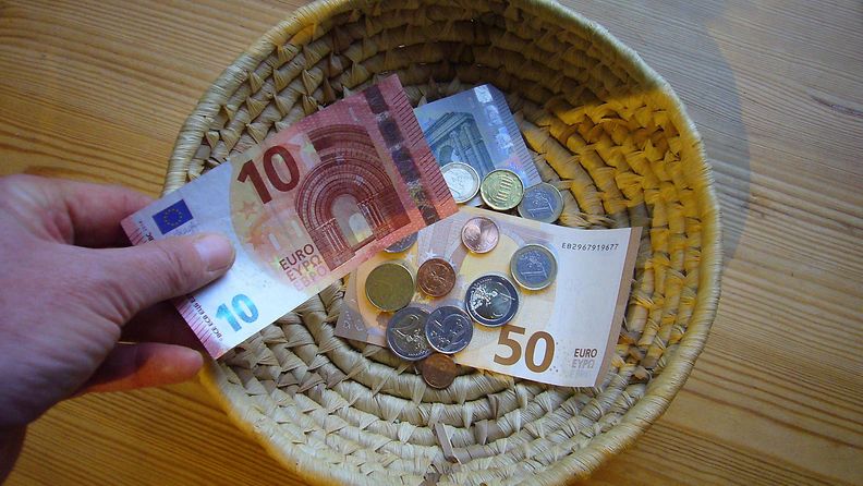Euro, palkka