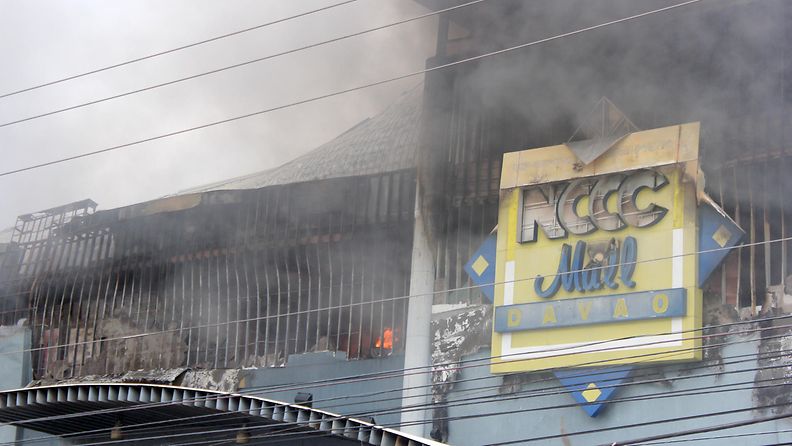 Davao ostoskeskuspalo Filippiinit