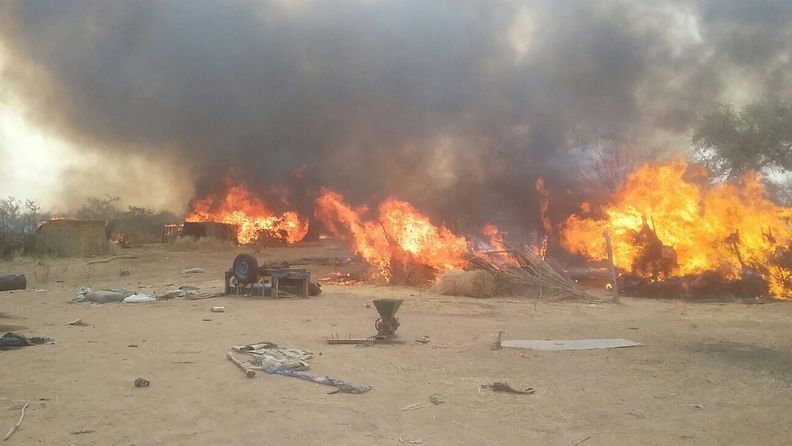 AOP Nigerian armeijan isku Boko Haramin leiriä vastaan maaliskuussa 2016