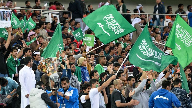 Saudi-Arabia jalkapallo fanit