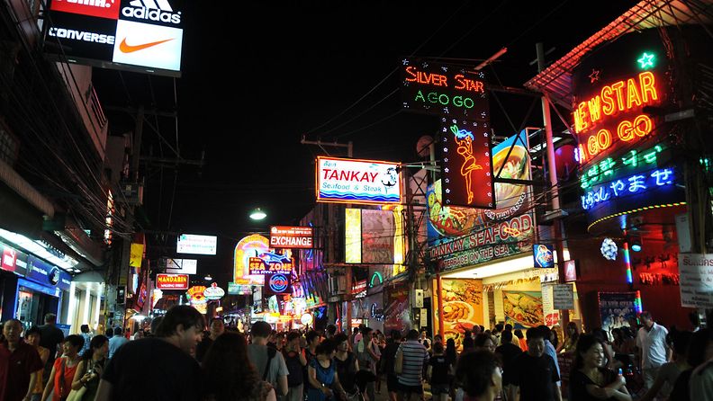 Thaimaa Pattaya katukuva prostituitu seksi prostituutio 