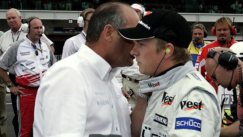 Kimi Räikkönen, Ron Dennis, 2005, Indianapolis