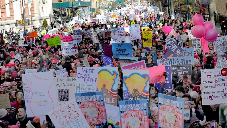 Yhdysvallat naisten marssi New York