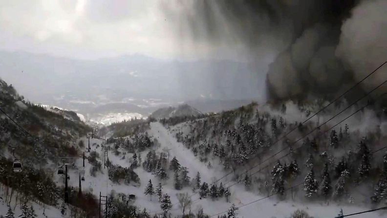 Japani tulivuori Kusatsu-Shirane Lehtikuva