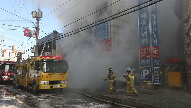 AOP Etelä-Korea sairaalapalo tulipalo sairaala