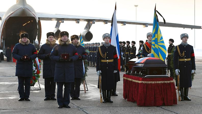 AOP Venäläinen lentäjä hautajaiset