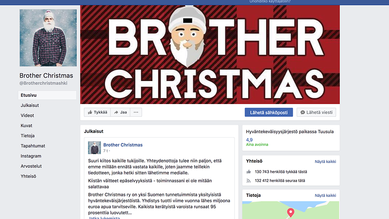 Brother christmas facebook