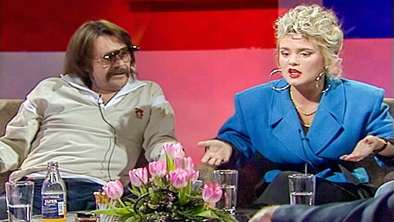 Kikka ja Irwin Goodman Sabatti-ohjelmassa 1990
