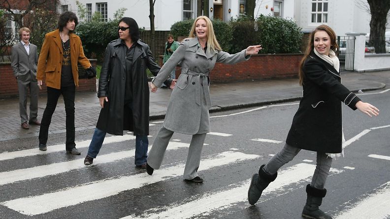 Abbey Road Gene Simmonsin perhe 2007