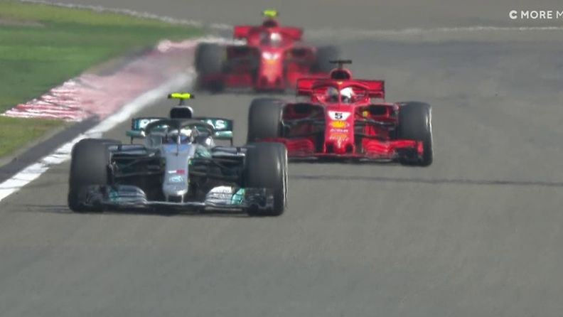 Bottas, Vettel, Räikkönen, 2018