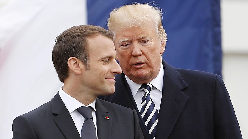AOP Trump Macron valkoinen talo