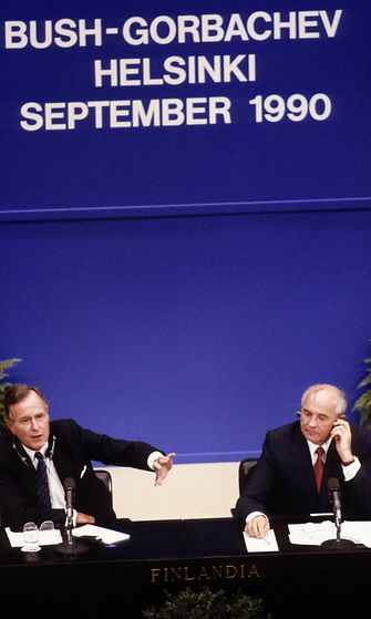 AOP Bush Gorbatshov Helsinki 1990