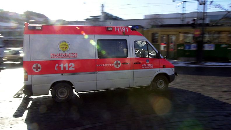 AOP Ambulanssi Helsinki Mannerheimintie kuvituskuva
