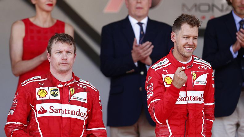 Räikkönen, Vettel