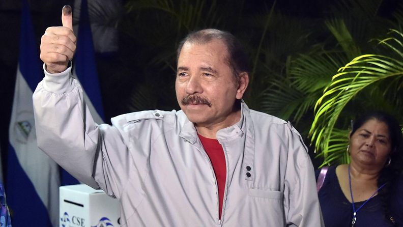 AOP Daniel Ortega presidentti Nicaragua