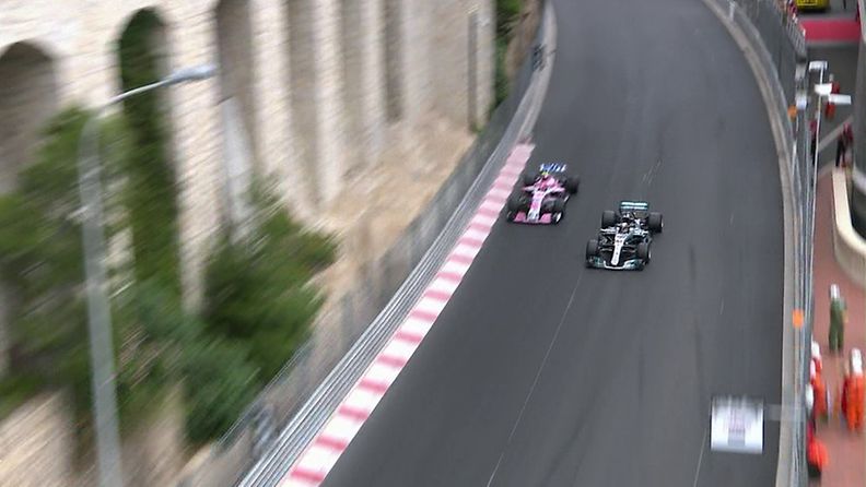 Lewis Hamilton, Esteban Ocon, 2018, Monaco, ohitus