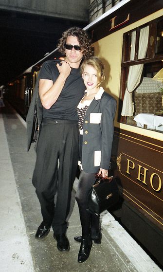 Kylie Minogue ja Michael Hutchence 1990