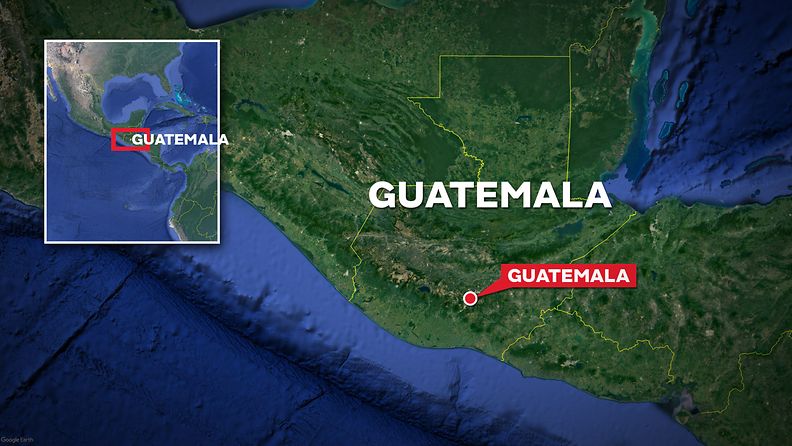 Kartta - Guatemala