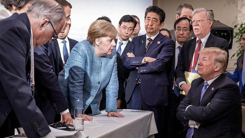 Angela Merkel, Trump, G7