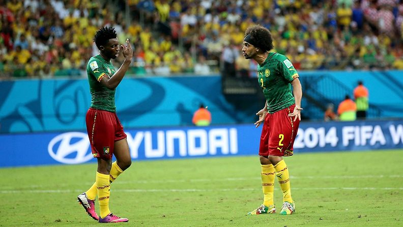 Kamerunin pelaajat ottivat yhteen