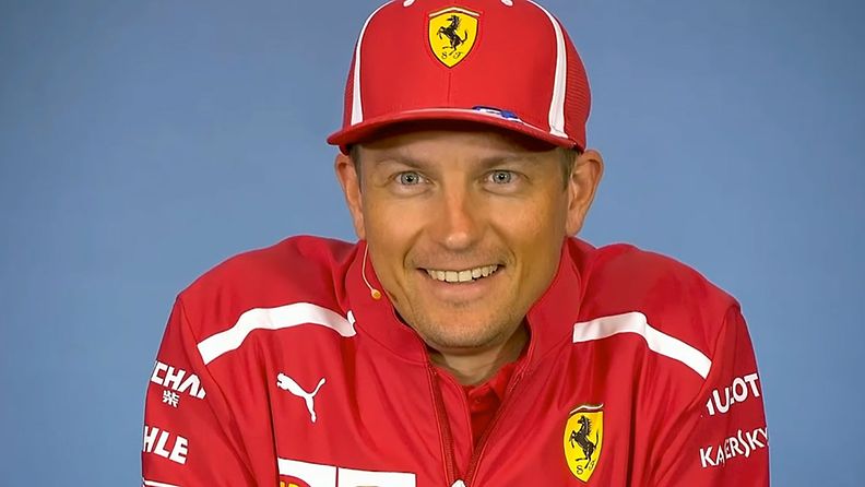Kimi Räikkönen, hymy, Ferrari, 2018, Itävallan GP