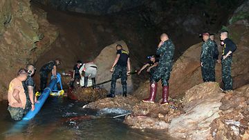 Thaimaa, luolasto, luola, pelastaminen, pelastus
