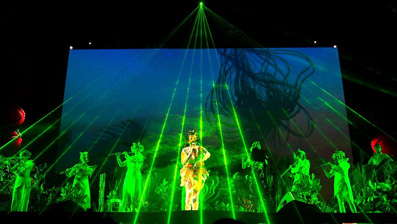 Björk We Love Green -festivaaleilla Pariisissa 3.6.2018 1