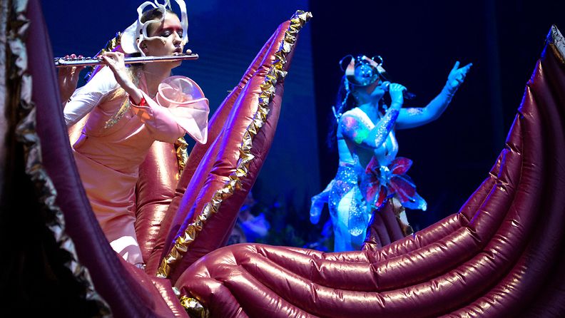 Björk We Love Green -festivaaleilla Pariisissa 3.6.2018 2