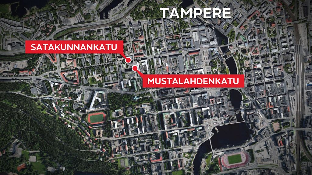 Joku tunki palavaa paperia asunnon postiluukusta ja sytytti kaupan  roskakatoksen tuleen Tampereella – nuori mies vangittu 