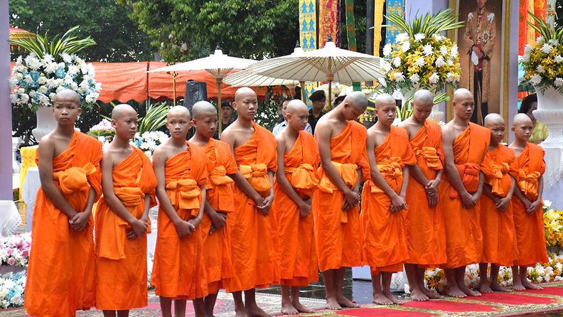 Thaipojat, luostari, munkki, thaimaa