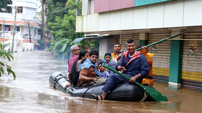 Intia Kerala tulva