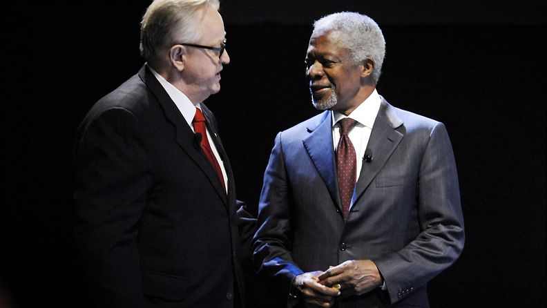 Kofi Annan ja Martti Ahtisaari