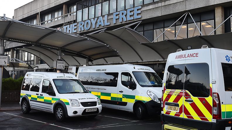 Royal Free hospital sairalaa lontoo