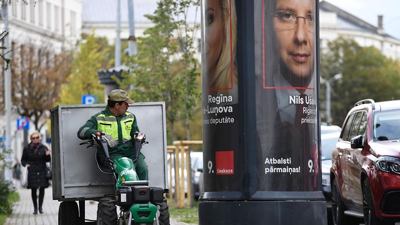 Lehtikuva Latvian vaalit