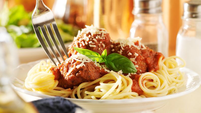spagetti ja lihapullat