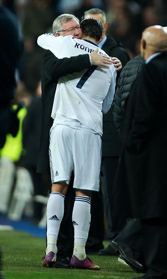 Alex Ferguson ja Cristiano Ronaldo 