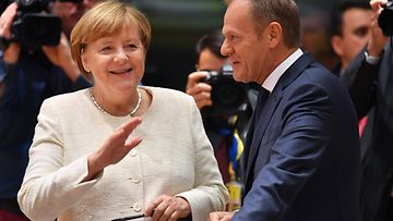 Angela Merkel ja Donald Tusk