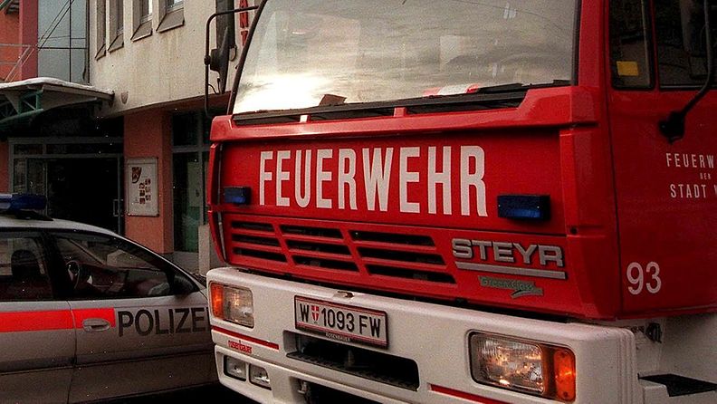 Paloauto Itävallassa. Arkistokuva