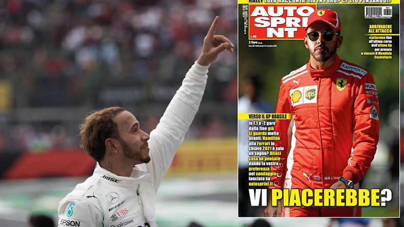 Lewis Hamilton Ferrari-haalarit