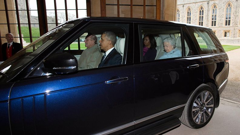 prinssi philip, barack obama, michelle obama, kuningatar elisabet 2009