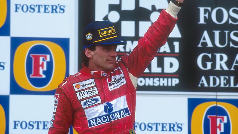 Ayrton Senna podium 1993