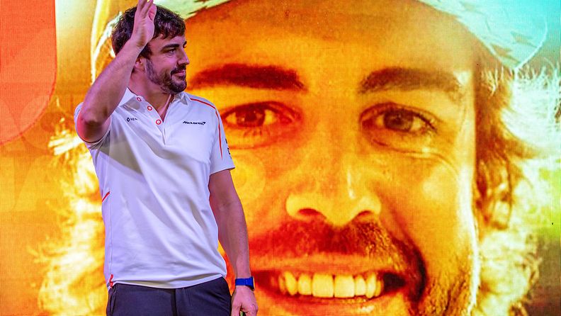 Fernando Alonso abu dhabi kuva taustalla