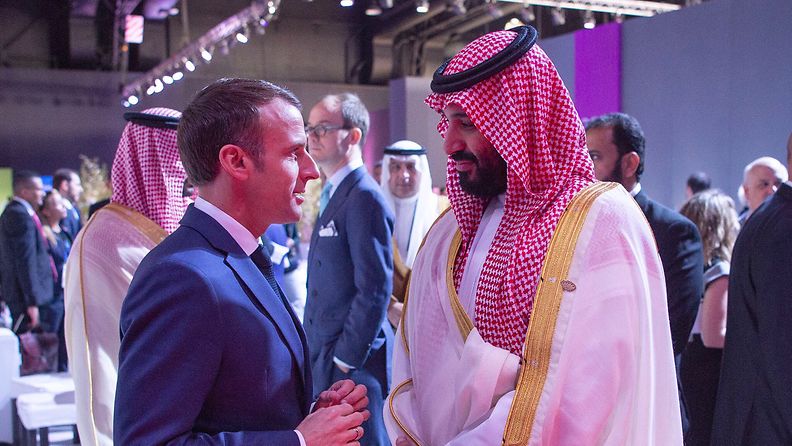 Emmanuel Macron Mohammed bin Salman G20