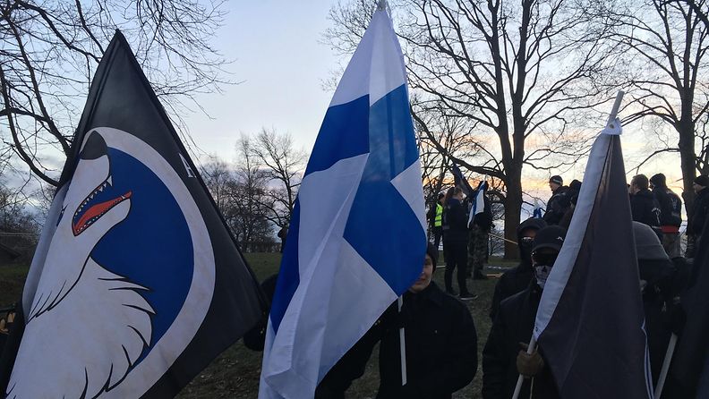 Itsenäisyyspäivä mielenosoitus Pohjoismainen vastarintaliike Kohti vapautta kohtivapautta2