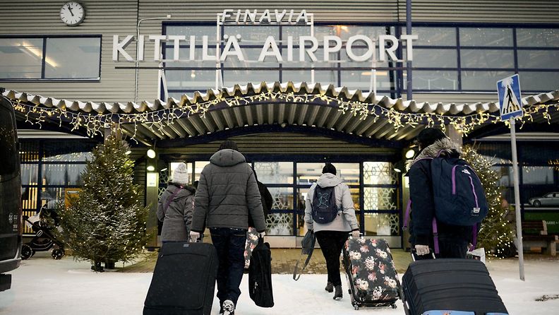  Kittilän lentokenttä Kittilässä 4. joulukuuta 2018.