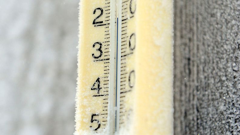 AOP pakkanen lämpömittari kylmä lumi talvi sää 7.04918310