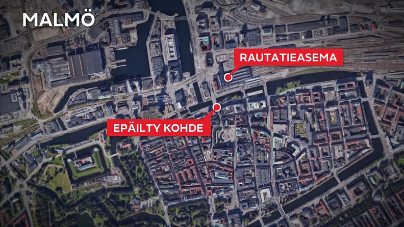 Malmö-kartta-pommiepäily