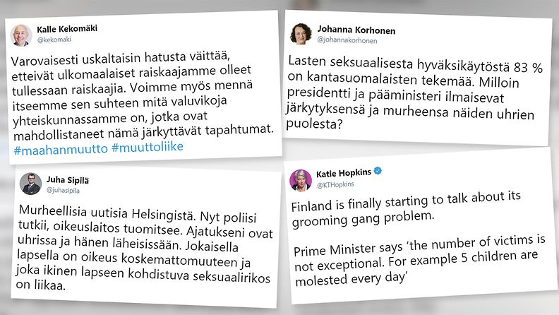 Somemylläkän kiihdyttäneimmät twiitit Suomen seksuaalirikoksista