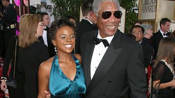 Morgan Freeman ja E'Dena Hines vuonna 2005.